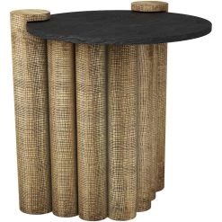 Adkins 21.5 X 18 Inch Ebony End Table