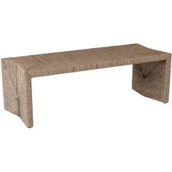 Zuri Black Wash Bench