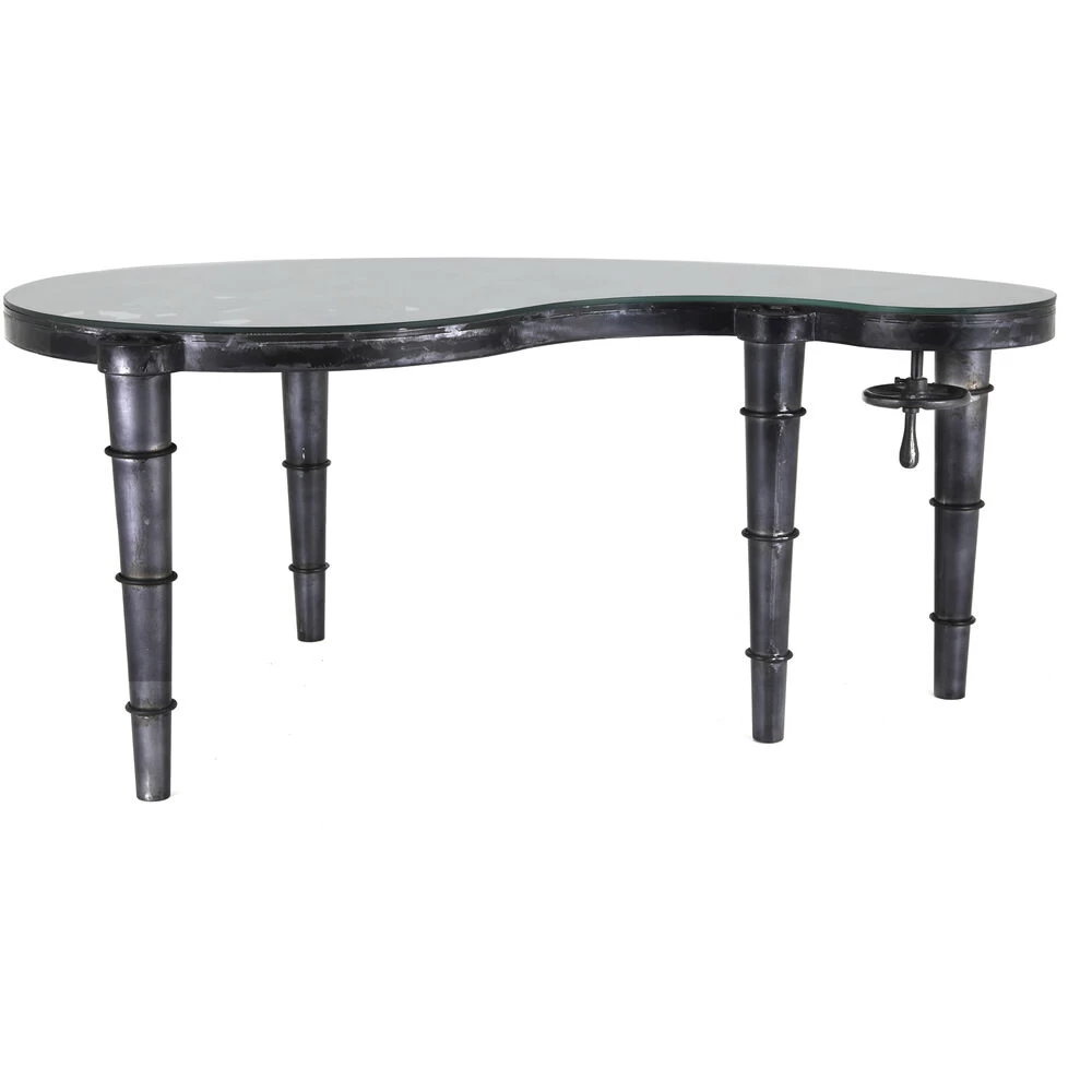 Shifting Gears 68 X 37 Inch Black Desk