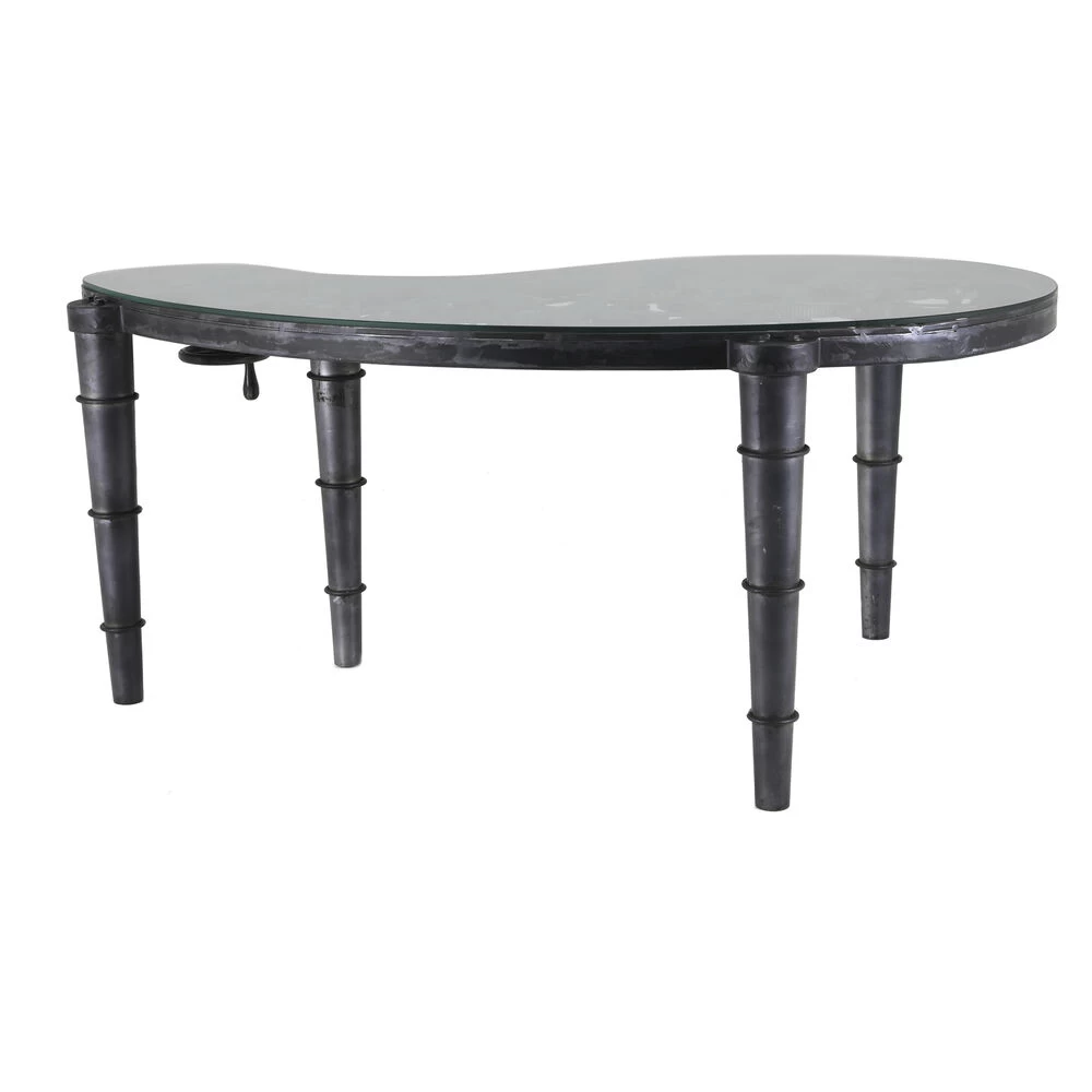 Shifting Gears 68 X 37 Inch Black Desk - Image 3