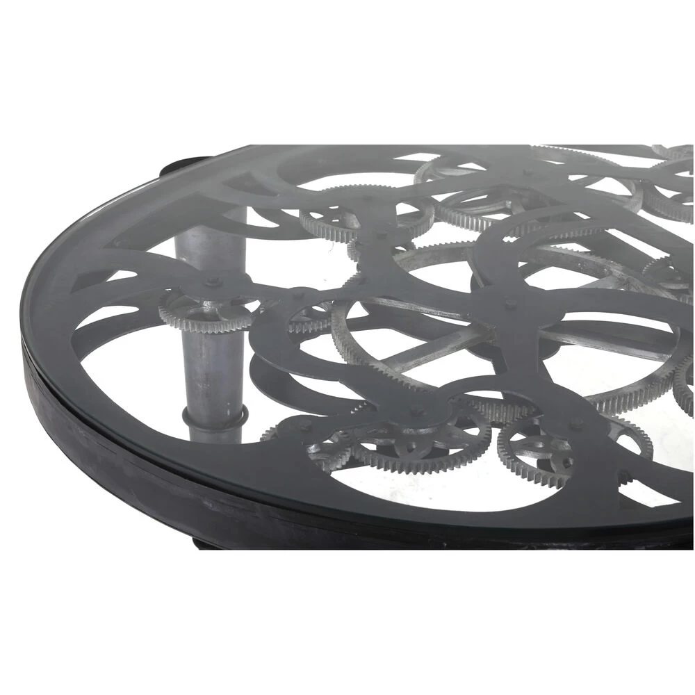 Shifting Gears 68 X 37 Inch Black Desk - Image 7