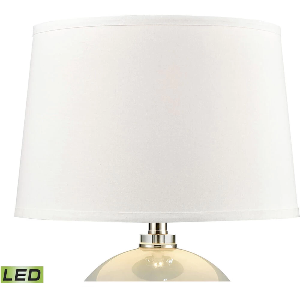 Culland 22 Inch 150.00 Watt Blue With Clear Table Lamp Portable Light - Image 3