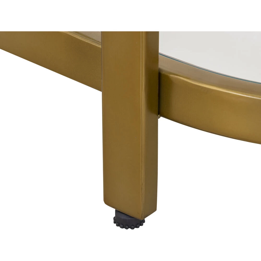 Blain Antique Brass With Clear Bookshelf - Image 6