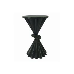 Knot 12 Inch Bronze Side Table