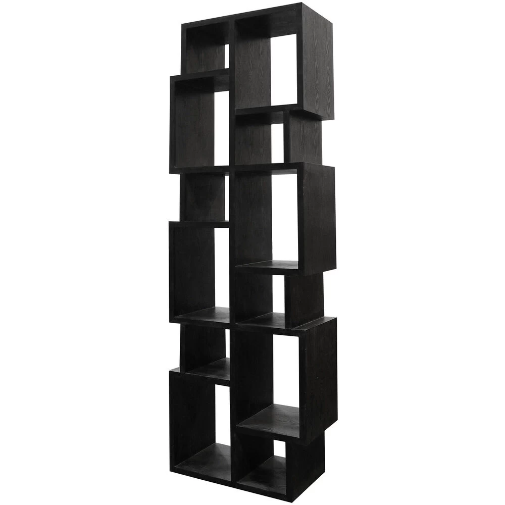 Warrington Black Matte Bookcase - Image 2