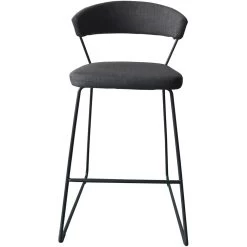 Moe's Home Collection Adria 41 Inch Grey Barstool In Dark Grey HK-1021-25 - Open Box