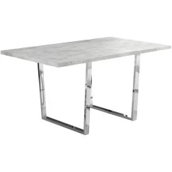 Massena 59 X 36 Inch Grey Dining Table