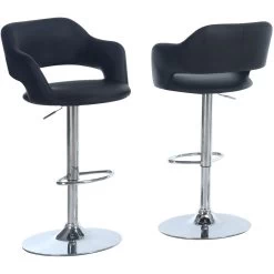 Queensbury 36 Inch Black Bar Stool