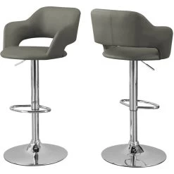 Queensbury 36 Inch Light Grey Bar Stool
