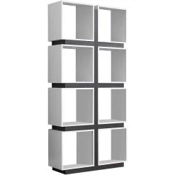 Doylestown White And Grey Bookcase