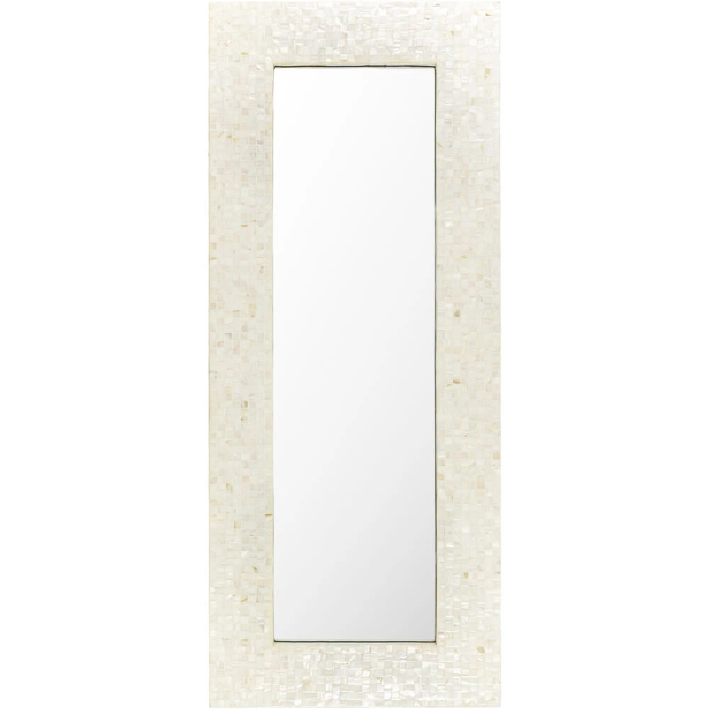 Iridescent 58.7 X 23.6 Inch Ivory Full Length/Oversized Mirror, Rectangle