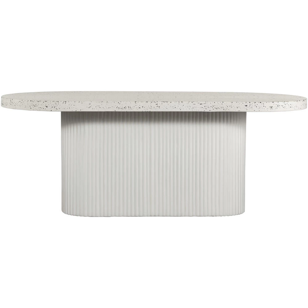 Lyon 79 X 36 Inch Grey Outdoor Dining Table