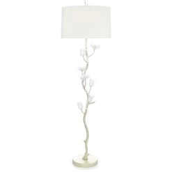 Leah Silver Floor Lamp Portable Light