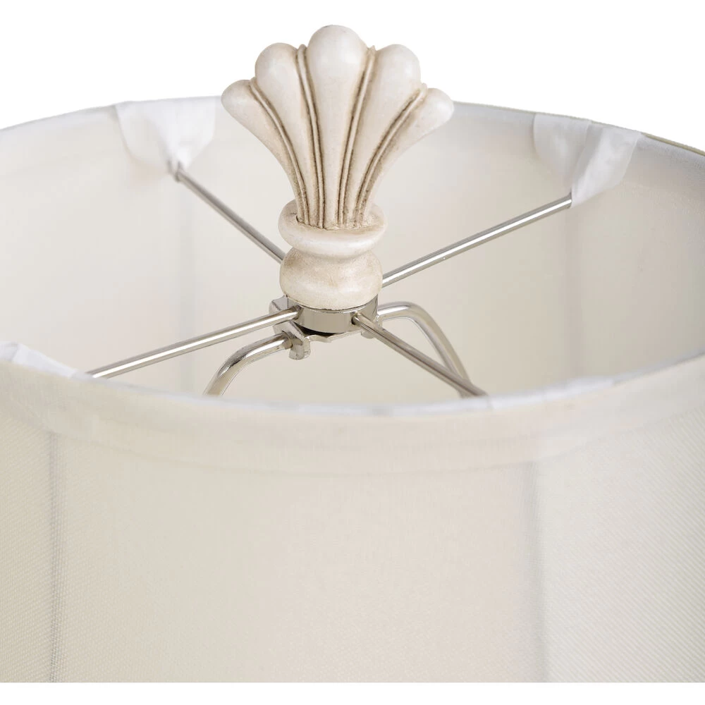 Signature 3 Inch 100 Watt Cream Table Lamp Portable Light - Image 5