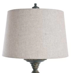 Bourgault 64 Inch 150.00 Watt Sage And Distressing With Heathered Oatmeal Floor Lamp Portable Light