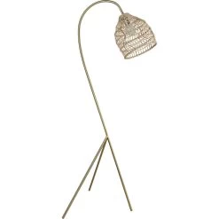 Emmi 63.5 Inch 60.00 Watt Satin Brass Floor Lamp Portable Light