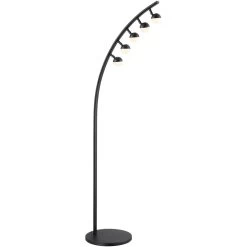Torshon 59 Inch 2.00 Watt Matte Black Floor Lamp Portable Light