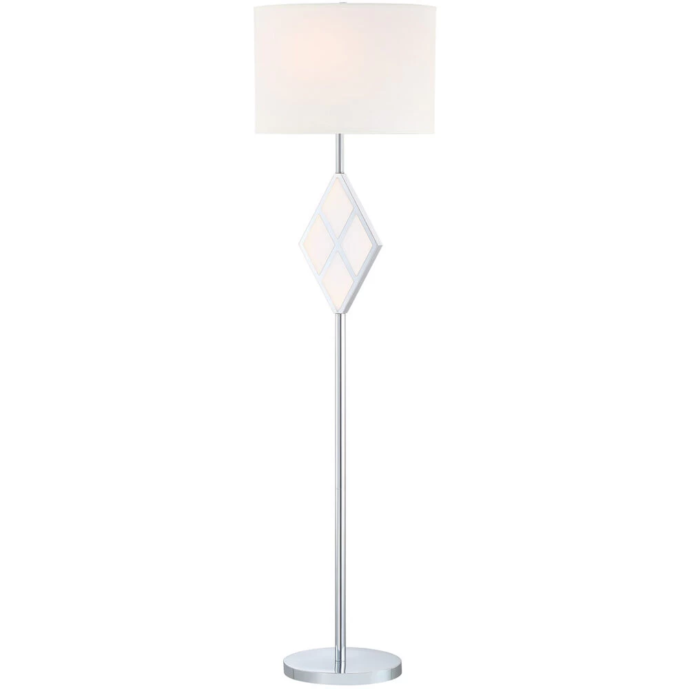 Molten 61 Inch 100.00 Watt Chrome Floor Lamp Portable Light