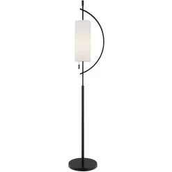 Renessa 64 Inch 60.00 Watt Black Floor Lamp Portable Light