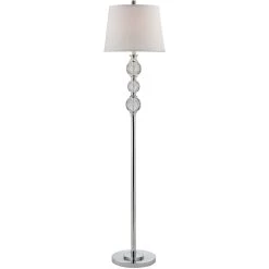 Oriel 64 Inch 100.00 Watt Chrome Floor Lamp Portable Light