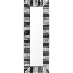 Lharysa 63 X 22 Inch Black Full Length/Oversized Mirror, Rectangle