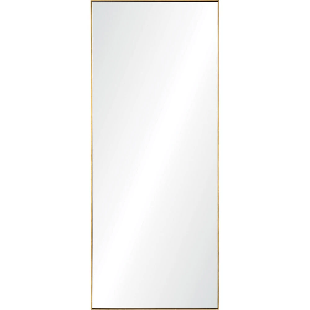 Crosland 72 X 30 Inch Gold Leaf Floor Mirror, Large Rectangle