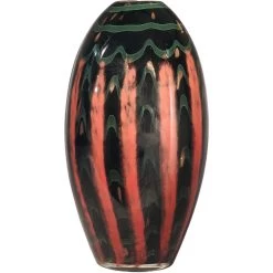 Springdale 12 X 7 Inch Hand Blown Art Glass Vase