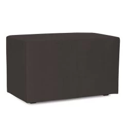 Universal Seascape Charcoal Outdoor Bench With Slipcover