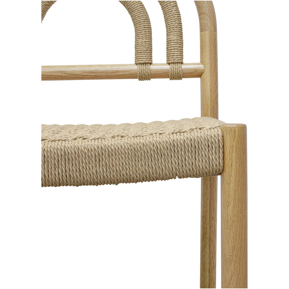 Avery Natural Dining Chair - Image 9