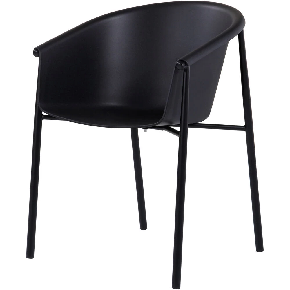 Shindig Black Outdoor Dining Chair, Set Of 2 - Image 3