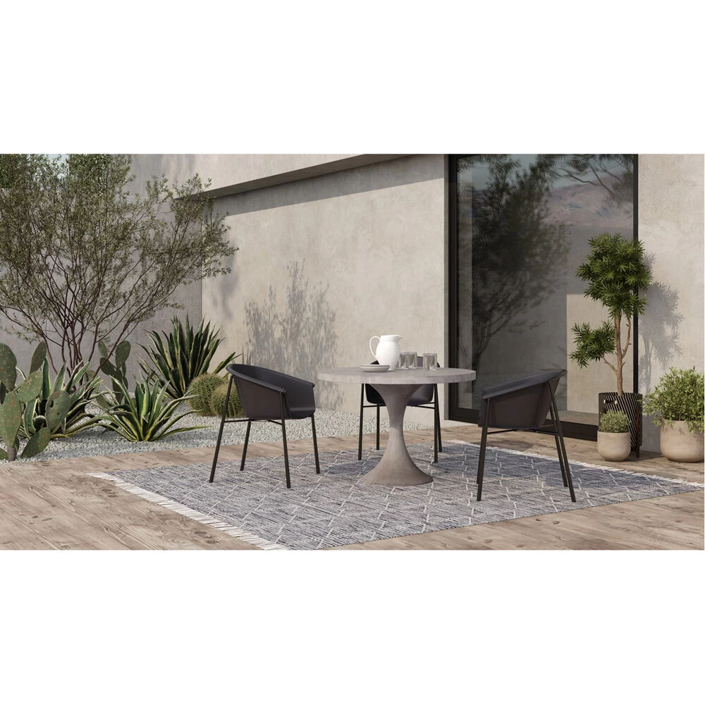 Shindig Black Outdoor Dining Chair, Set Of 2 - Image 6