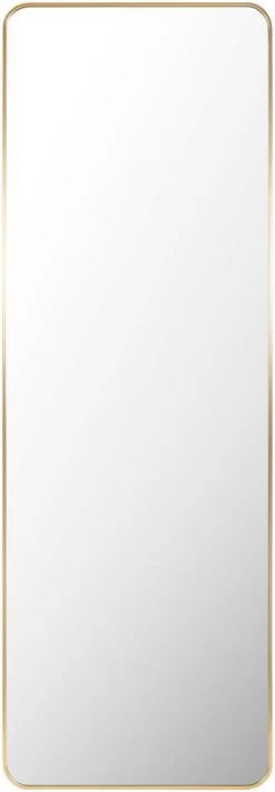 Aranya 65 X 22 Inch Gold Full Length/Oversized Mirror, Rectangle