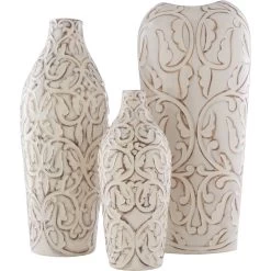 Ridgecrest Taupe Outdoor Vase
