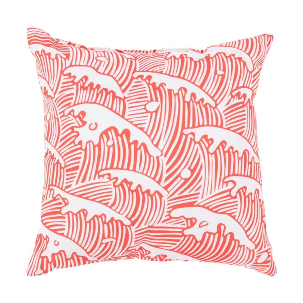 Mobjack Bay 20 X 20 Inch Pink And Pink Outdoor Throw Pillow