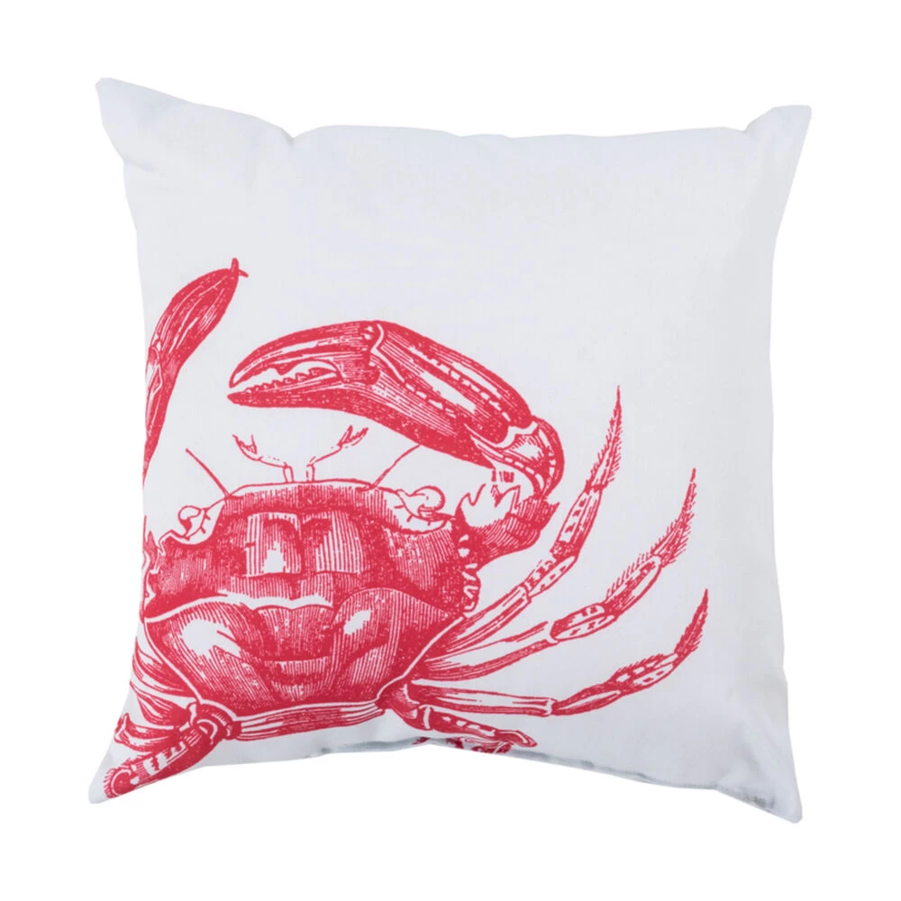 Mobjack Bay 26 X 26 Inch Blue And Red Outdoor Throw Pillow