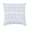 Mobjack Bay 26 X 26 Inch Grey And Off-White Outdoor Throw Pillow