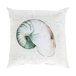 Mobjack Bay 20 X 20 Inch Green And Green Outdoor Throw Pillow