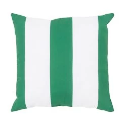 Binghamton 26 X 26 Inch Grass Green And Ivory Outdoor Throw Pillow