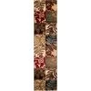 Riley 89 X 24 Inch Tan/Black/Khaki/Medium Gray/Camel/Bright Orange Rugs, Polypropylene