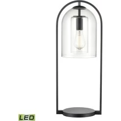 Bell Jar 28 Inch 9.00 Watt Matte Black Desk Lamp Portable Light