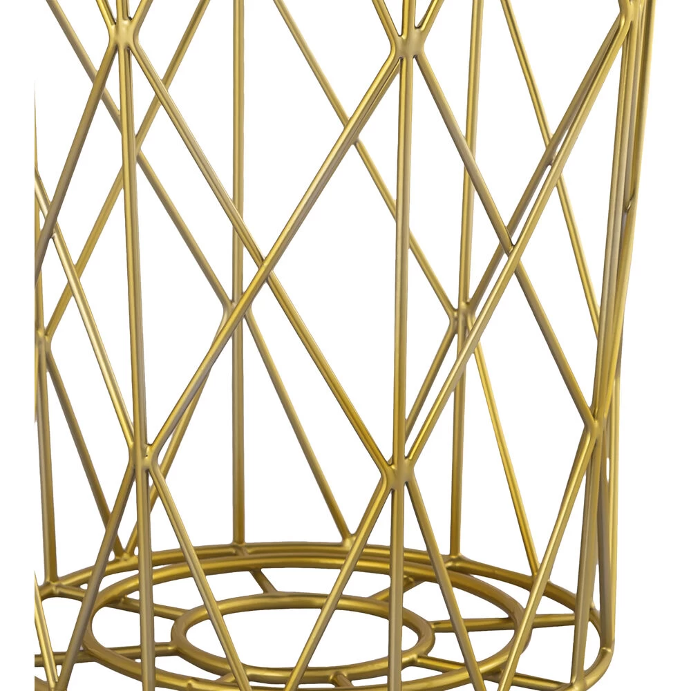 Minter 16 X 14 Inch Gold With Green Accent Table - Image 5