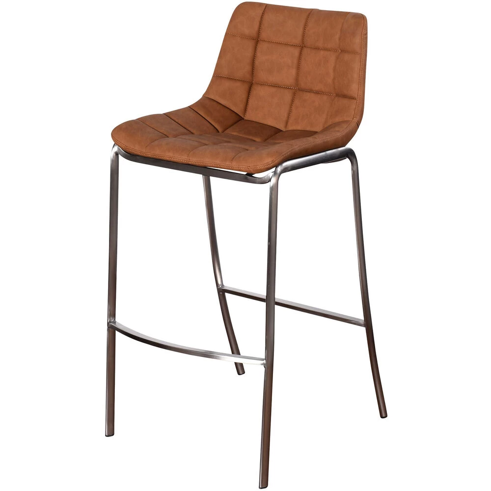Gemma 41 Inch Chocolate Bar Stool, No Arms - Image 6