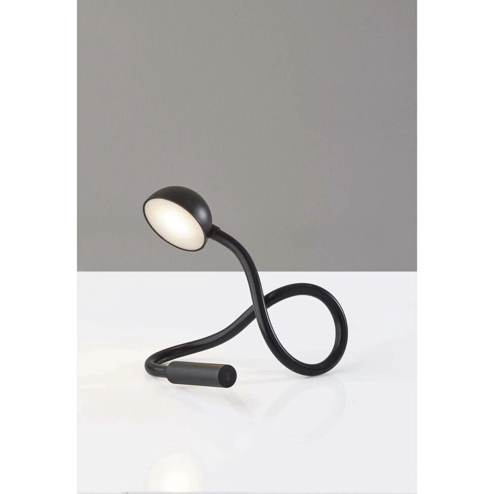 Cobra 33 Inch 2.50 Watt Black Desk Lamp Portable Light, Simplee Adesso - Image 3