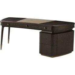 Steve Leung 78.75 X 34.5 Inch Pedestal Desk