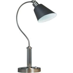 Springdale 23 Inch 7.50 Watt Polished Nickel Desk Lamp Portable Light