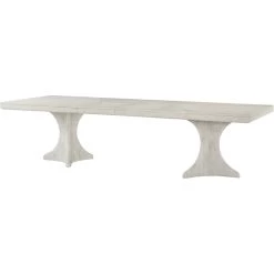 Breeze 118 X 44 Inch Sea Salt Pedestal Dining Table