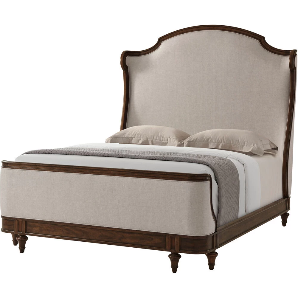 Madeleine Beech Bed, US Queen