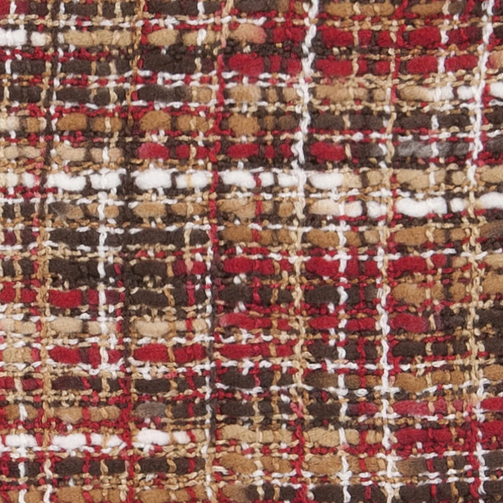 Tabitha 60 X 50 Inch Red Throw, Rectangle - Image 2