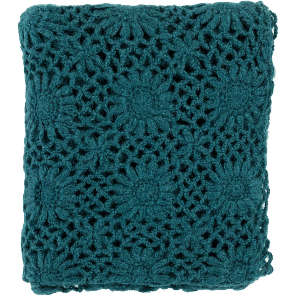 Teresa 60 X 50 Inch Teal Throws