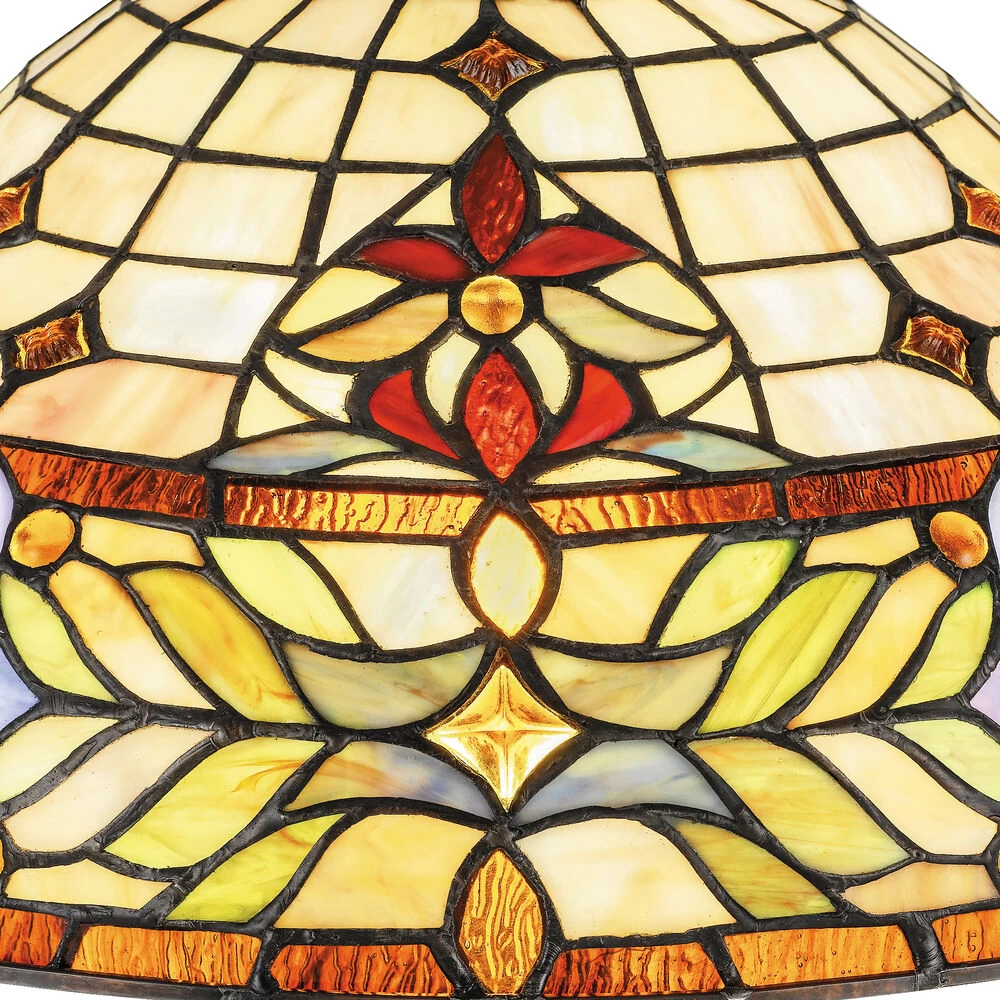 Quinn 23 Inch 75 Watt Vintage Bronze Table Lamp Portable Light - Image 2